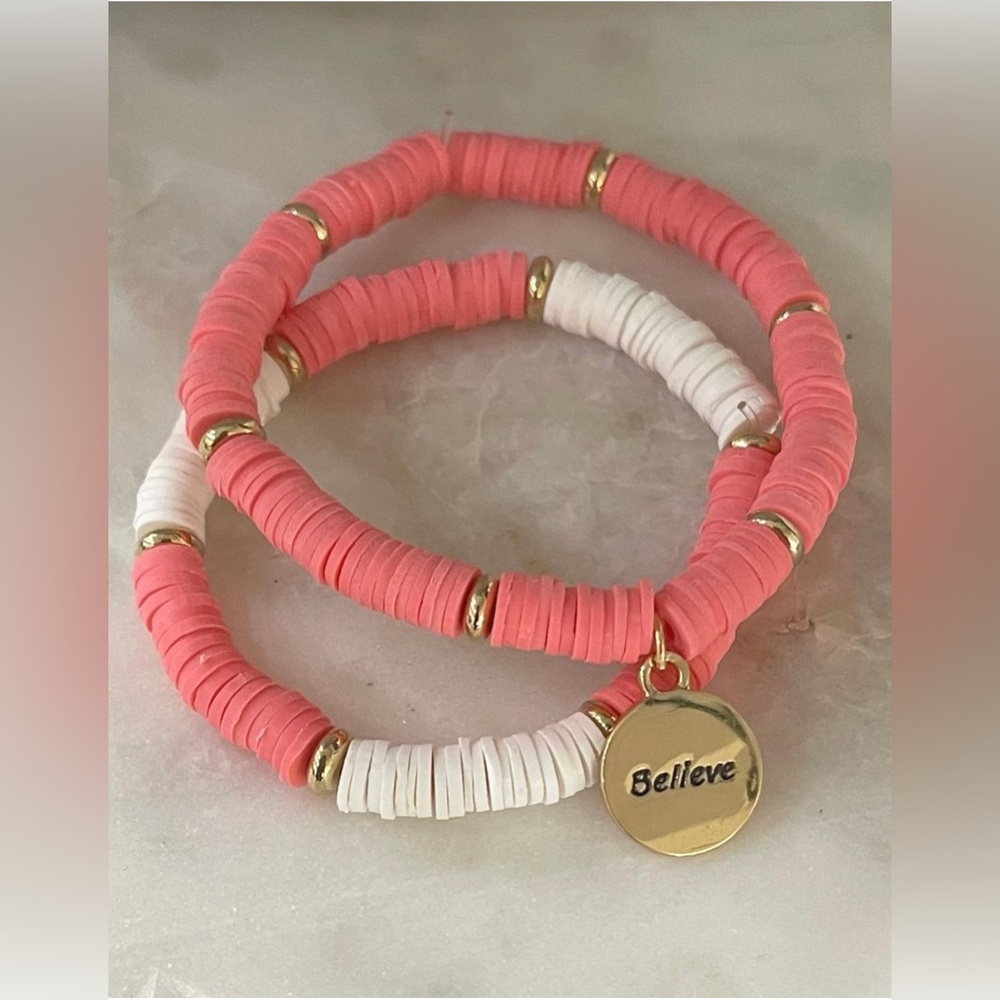 heishi bead bracelet